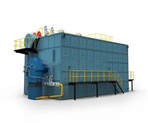 Chaudière à vapeur saturée alimentée au mazout et au gaz